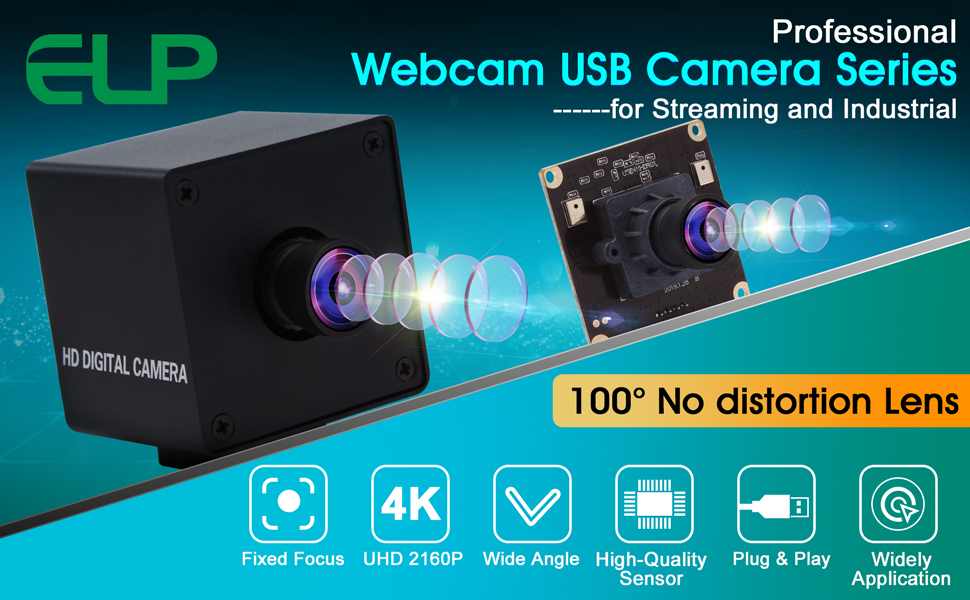 ELP IMX317 4K USB Webcam MJPEG 30fps 3840x2160 No distortion Lens CMOS IMX317 Video Surveillance Cameras For Robot ATM Kiosk Scanning 未标题 10
